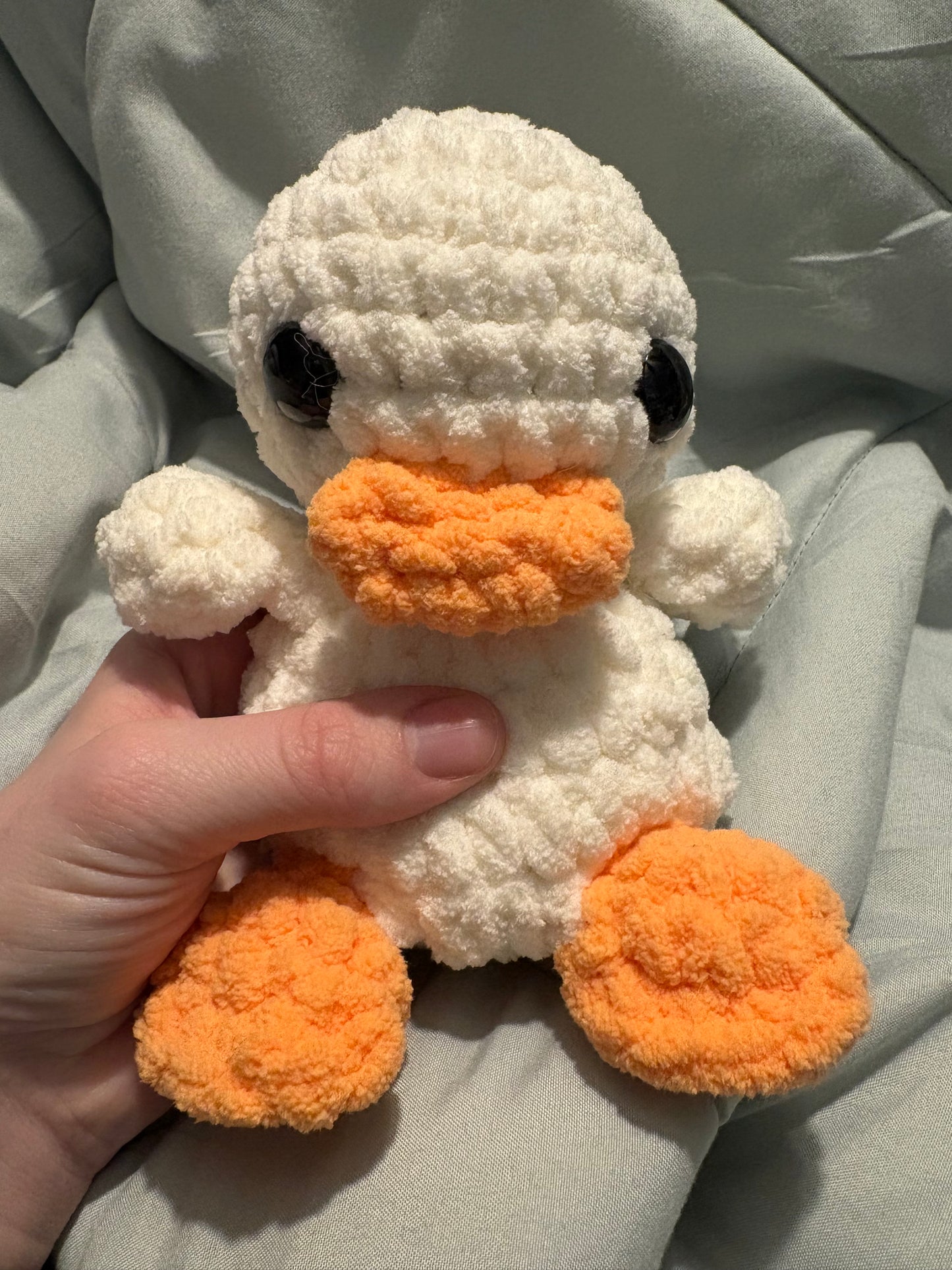 the duckling | crochet plush snuggler