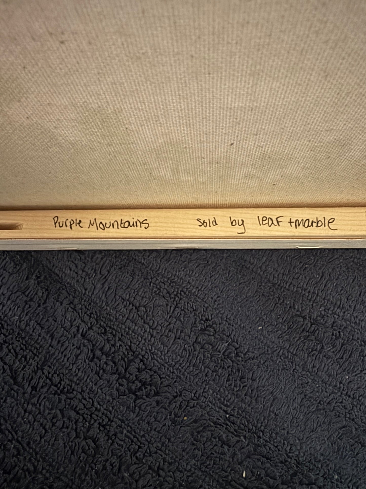 Purple Mountains | Original Acrylic Painting