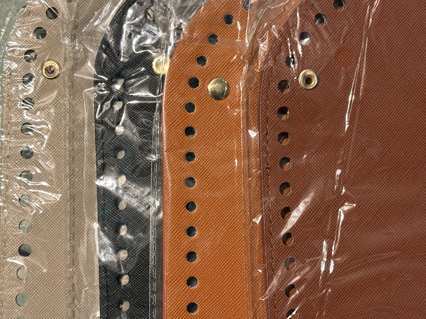 Large Color Block Crochet Tote