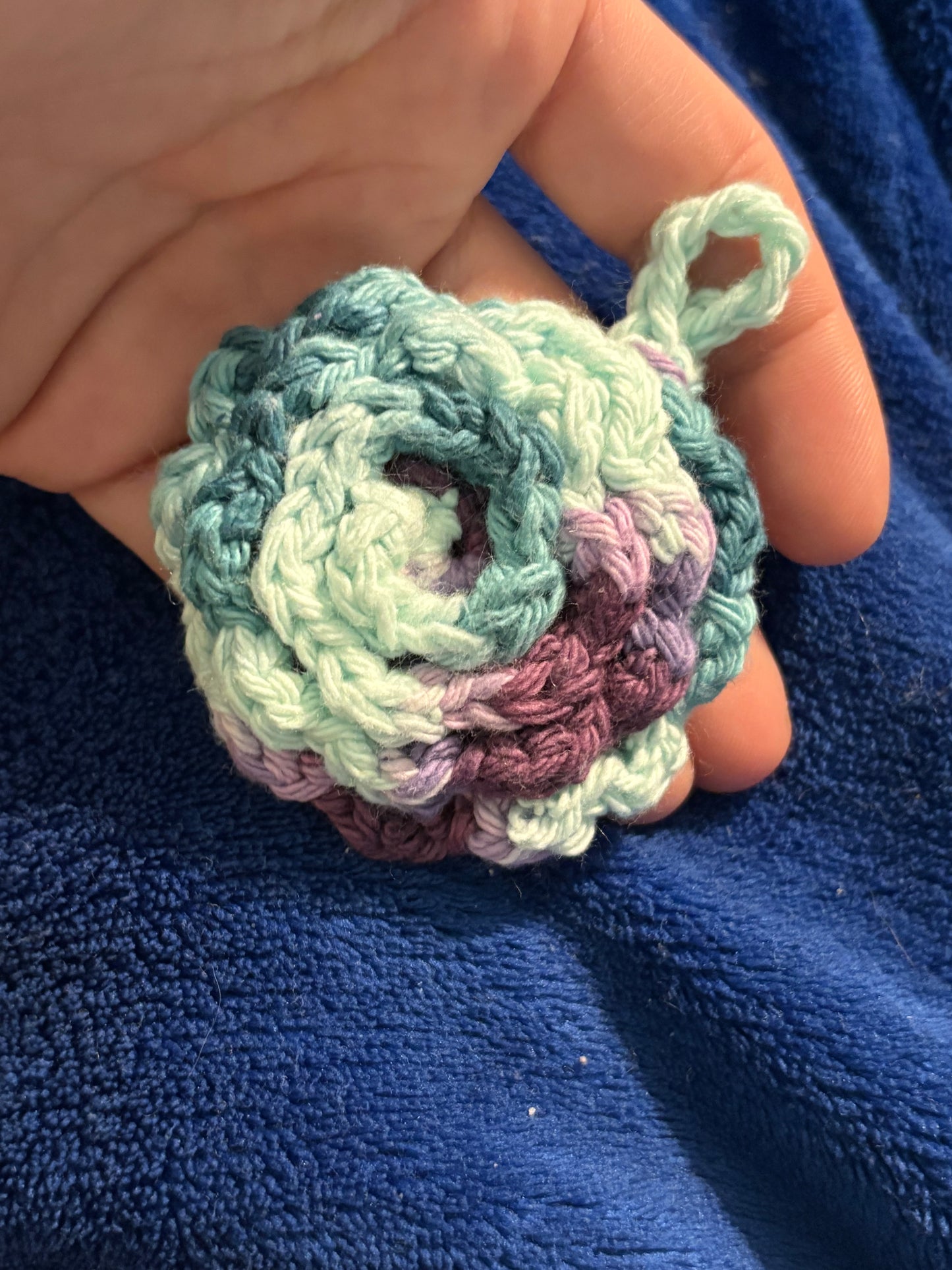 Floral Crochet Face Scrubbies