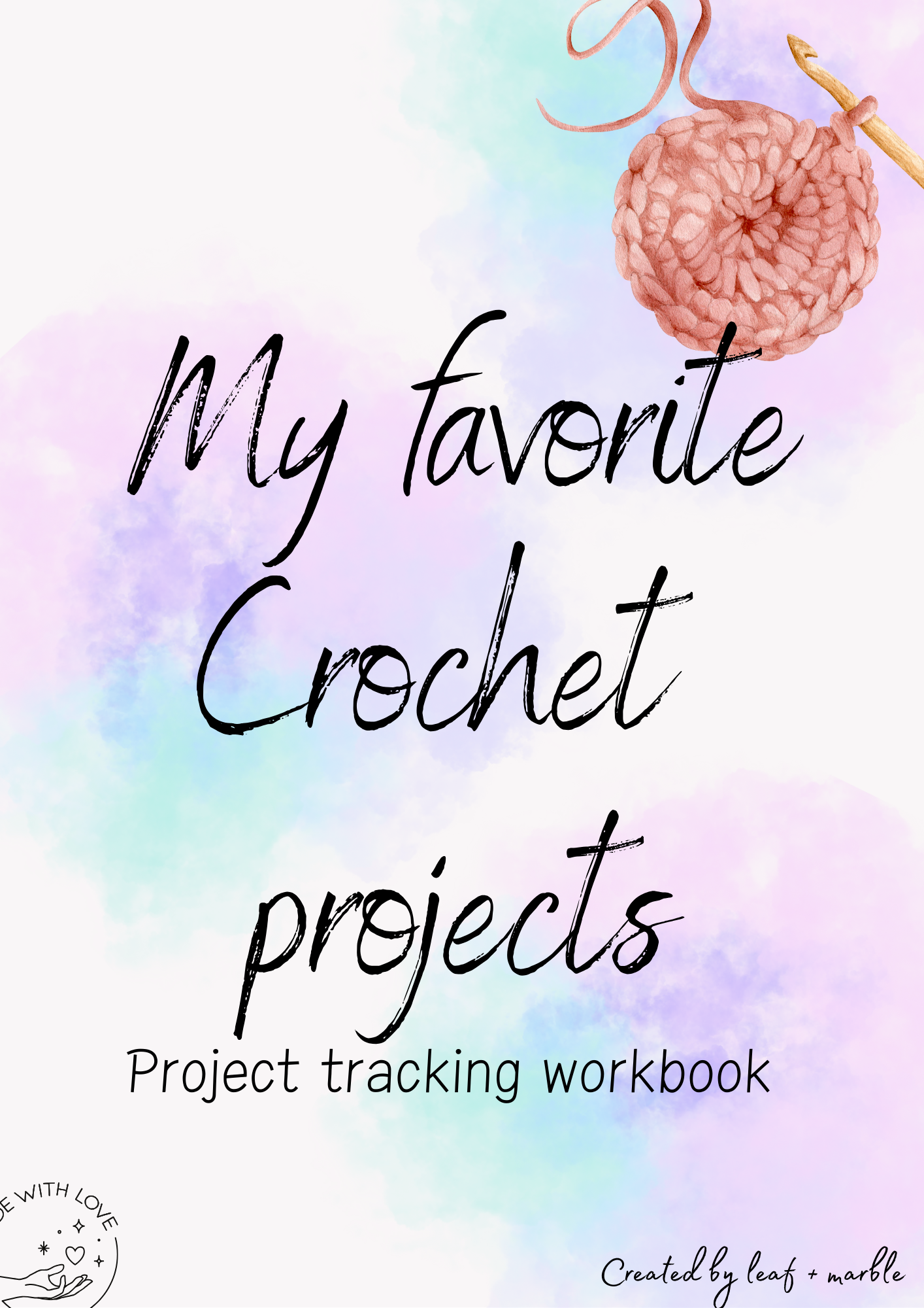 My Favorite Crochet Projects Canva Template