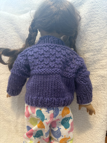 The Gansey Sweater- 18” Doll Sweater