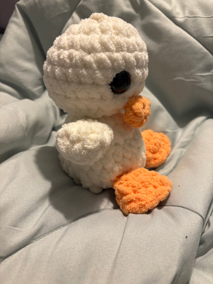 the duckling | crochet plush snuggler
