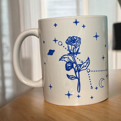 Birth Flower + Constellation Mug