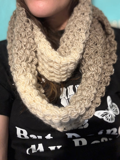 Caffeine Addict Coffee Bean Infinity Scarf