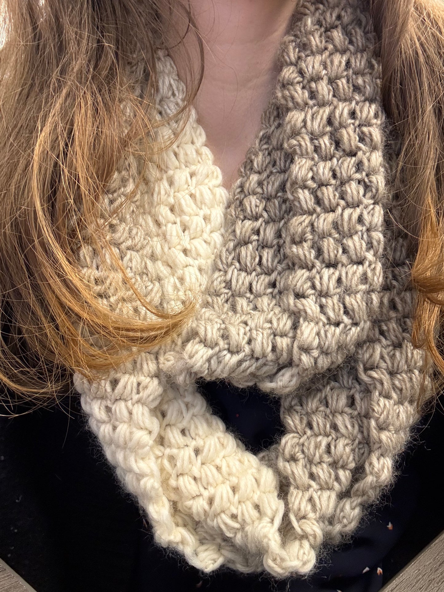 Caffeine Addict Coffee Bean Infinity Scarf