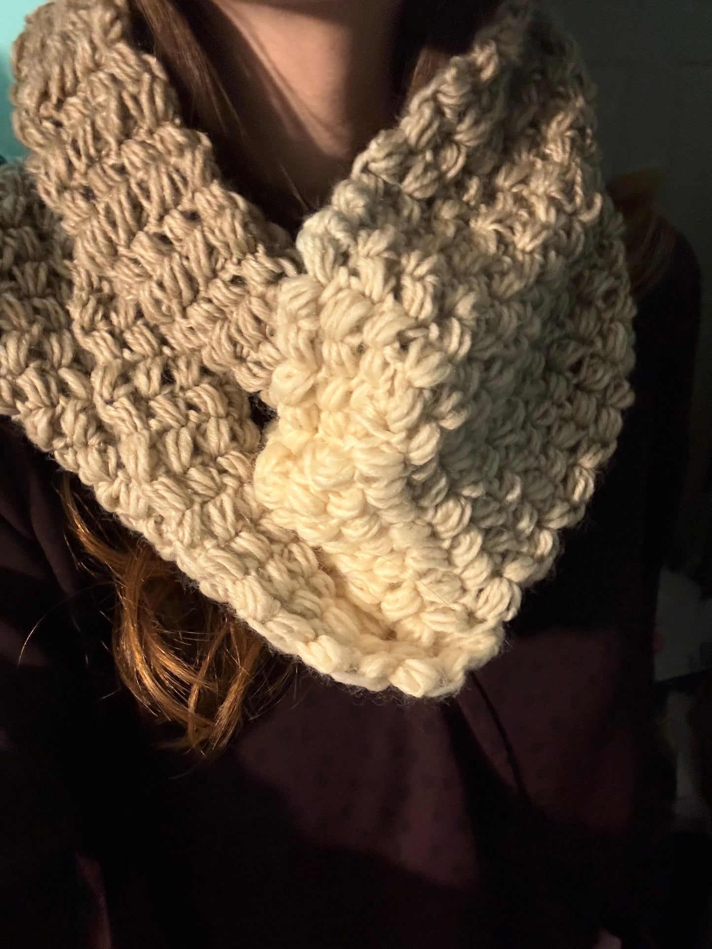 Caffeine Addict Coffee Bean Infinity Scarf