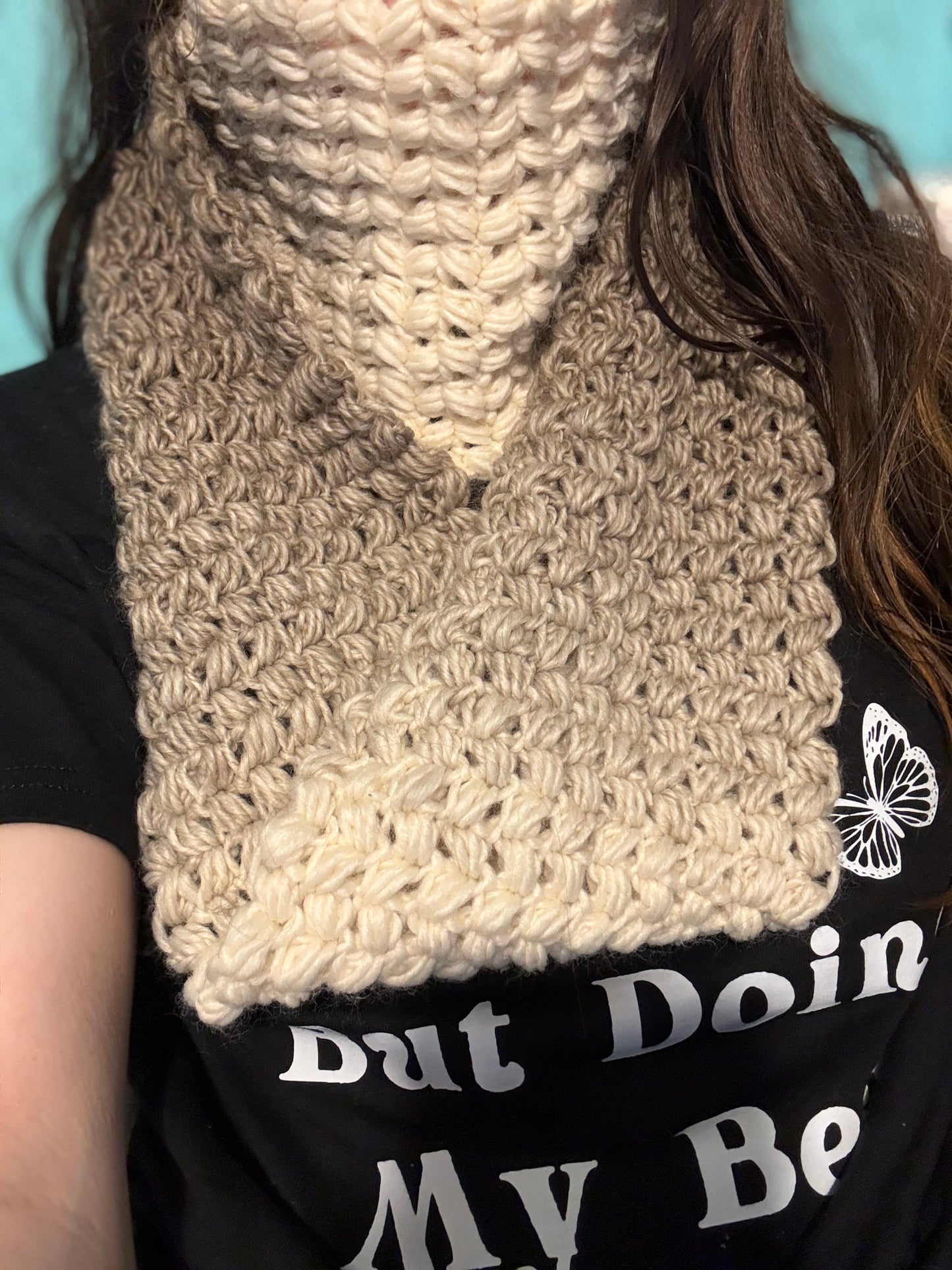 Caffeine Addict Coffee Bean Infinity Scarf