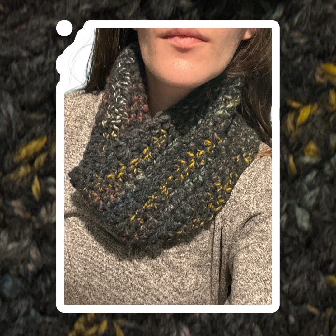 Bedrock Crochet Cowl