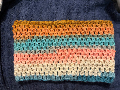 Color Splash Crochet Cowl