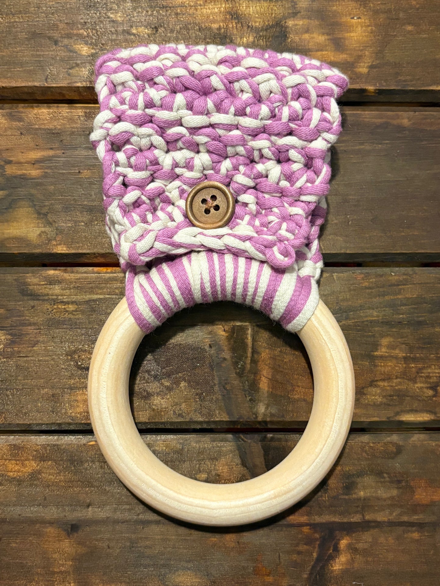 Crochet Kitchen Towel Holder