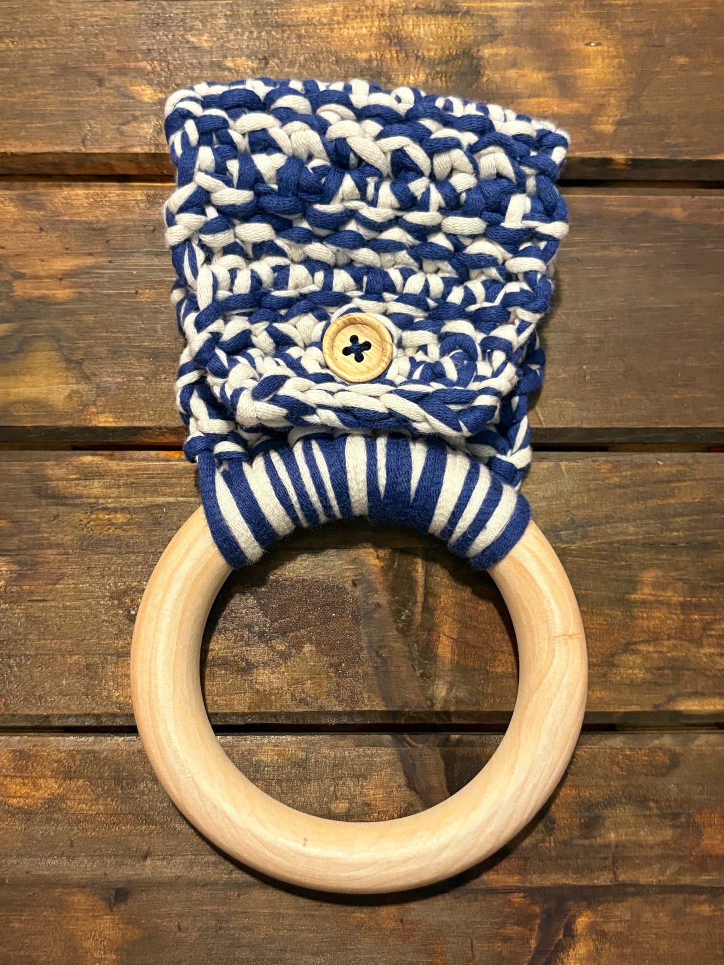 Crochet Kitchen Towel Holder