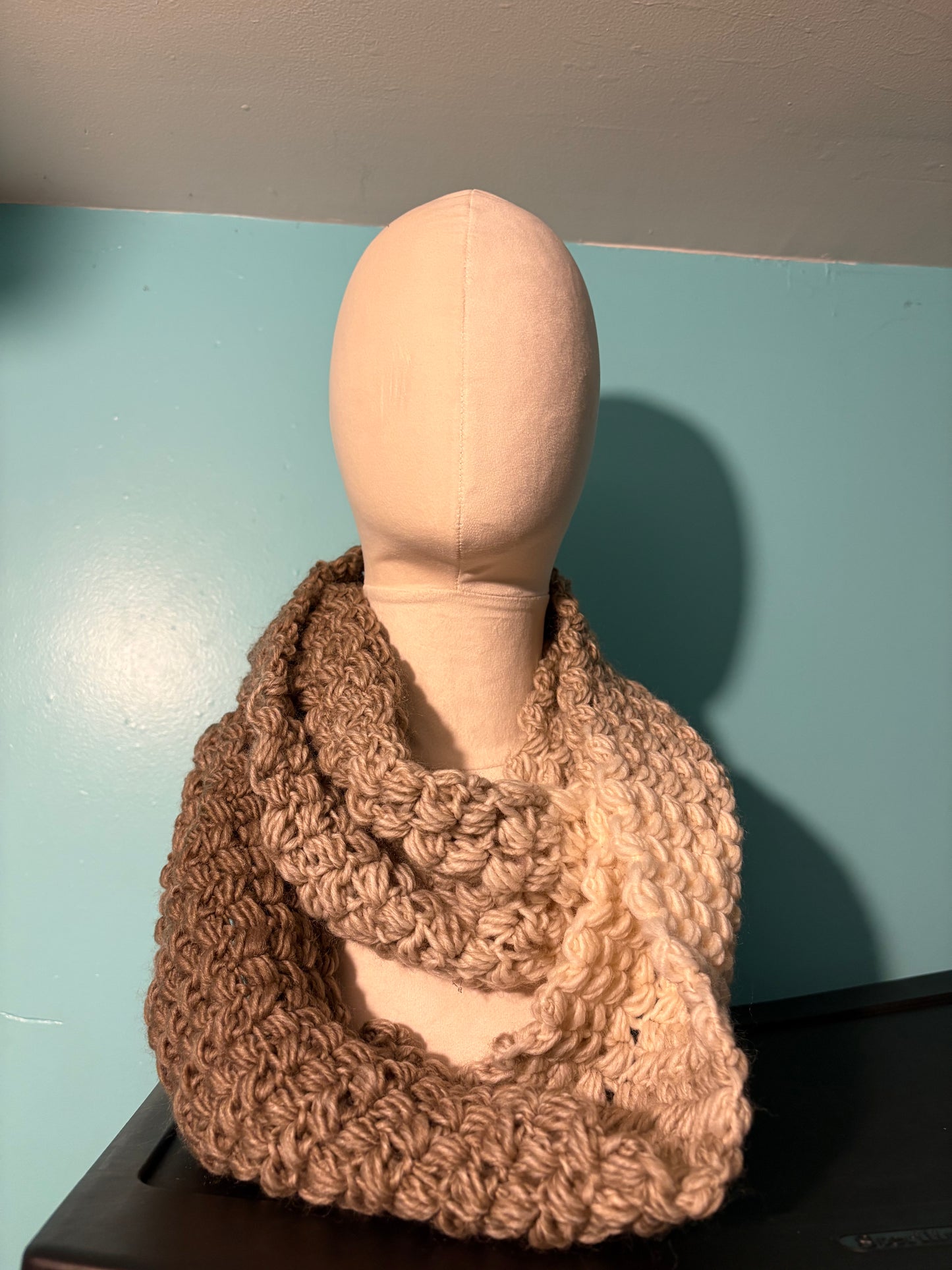 Caffeine Addict Coffee Bean Infinity Scarf