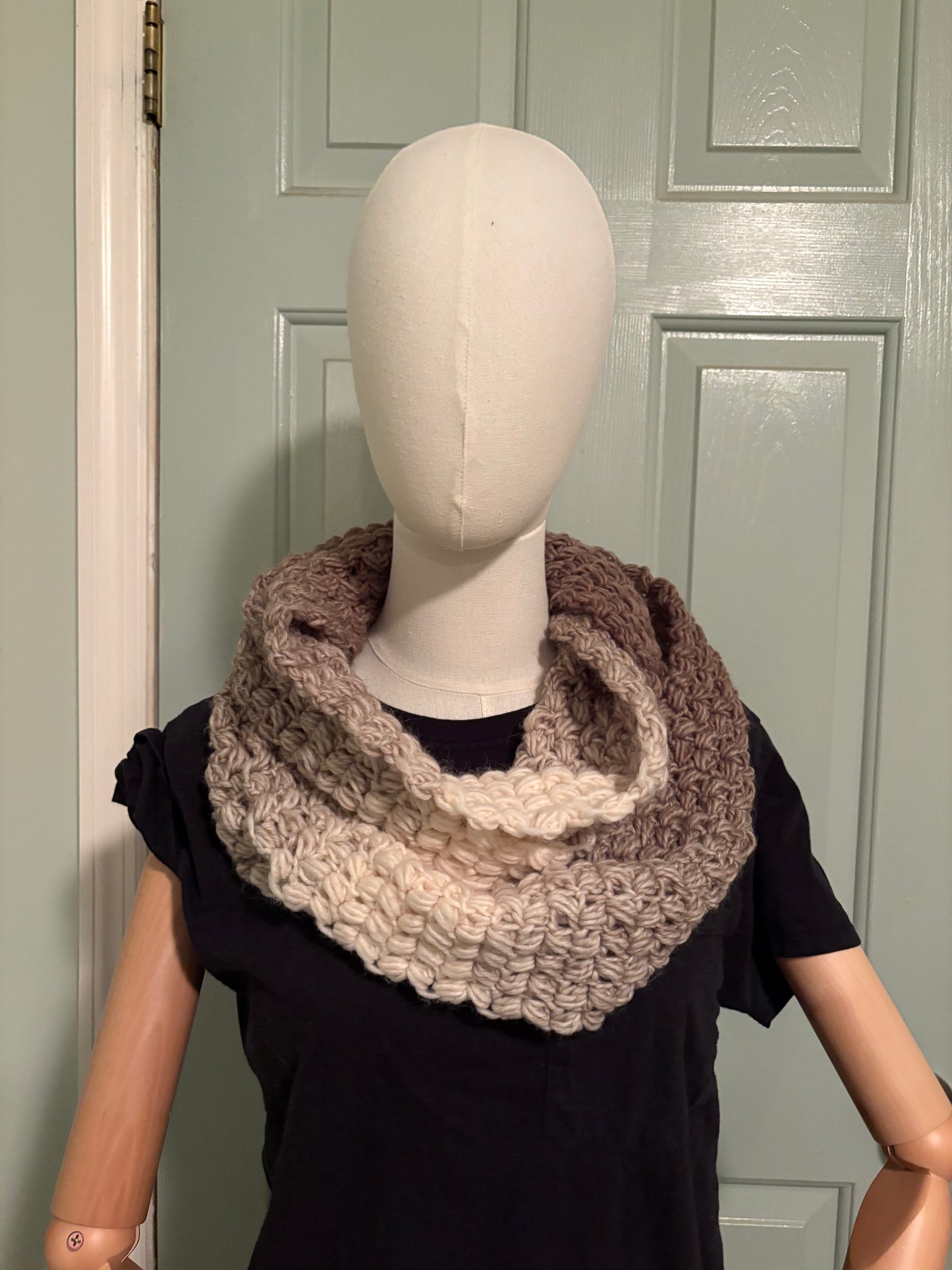 Caffeine Addict Coffee Bean Infinity Scarf