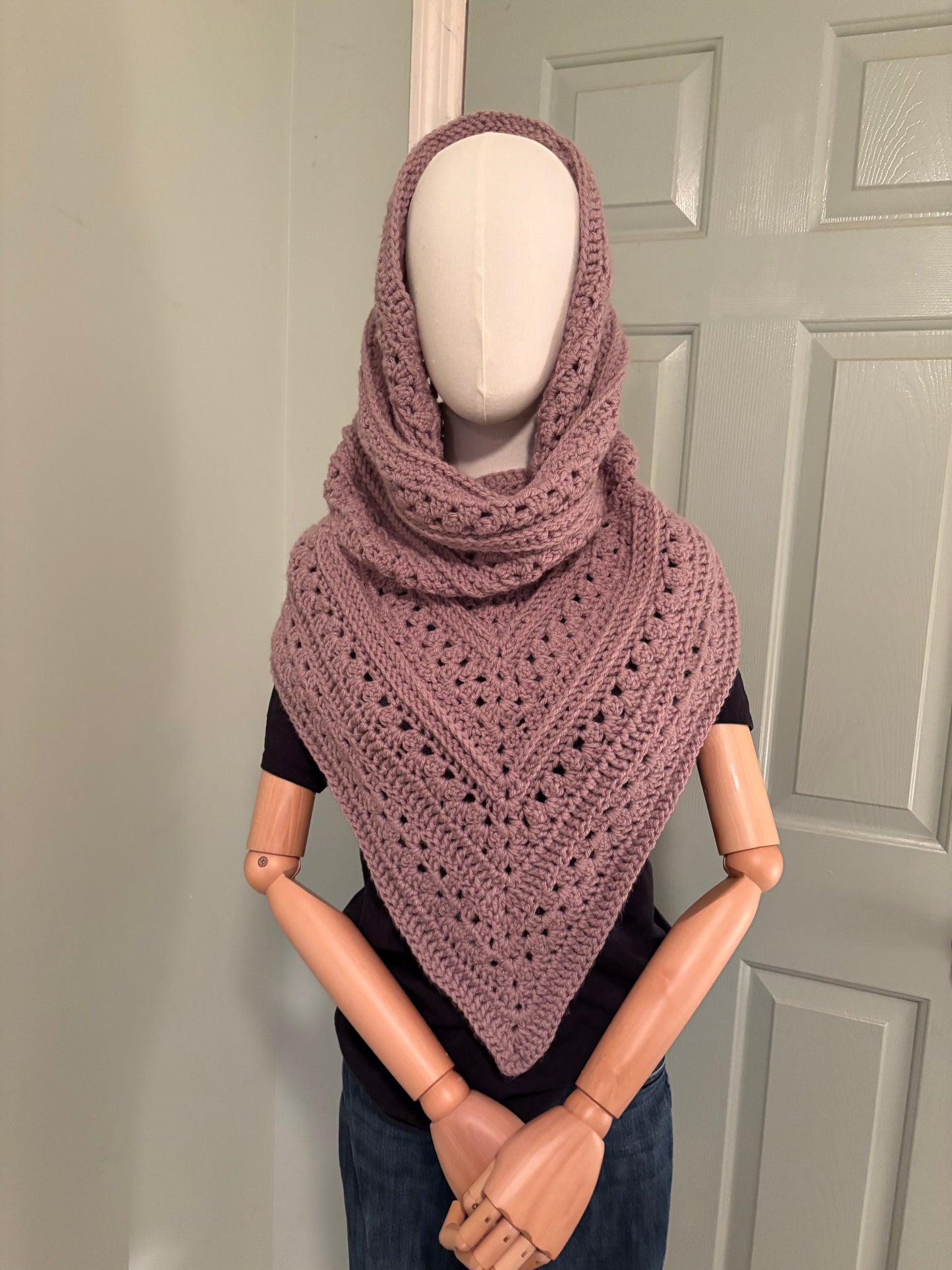 Crochet Hooded Cowl