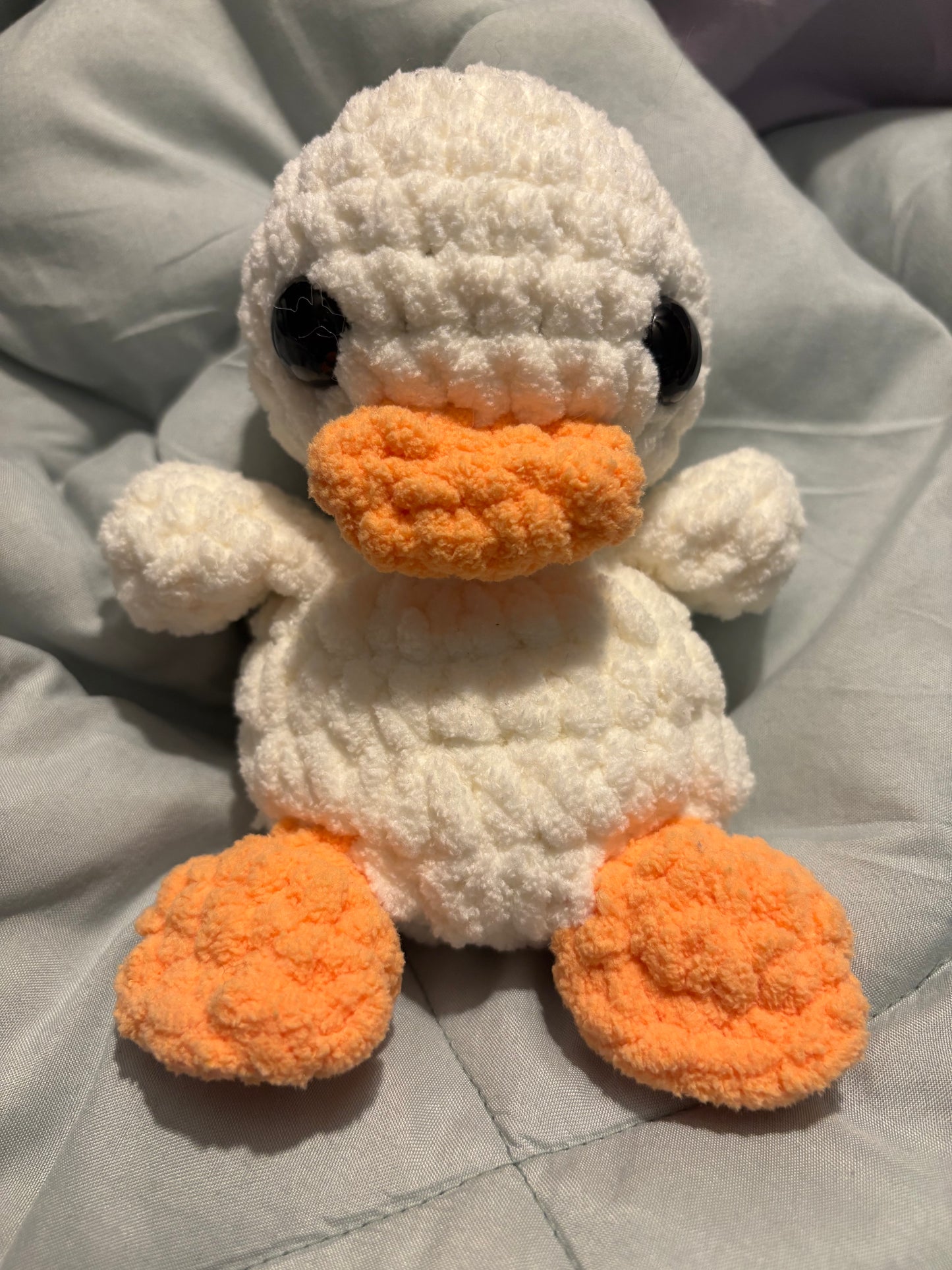 the duckling | crochet plush snuggler