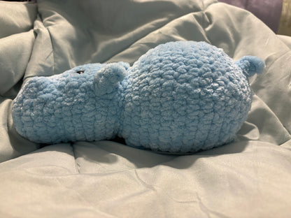 the hippo | crochet plushie