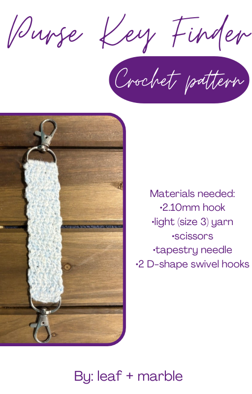 Purse Key finder | Crochet pattern