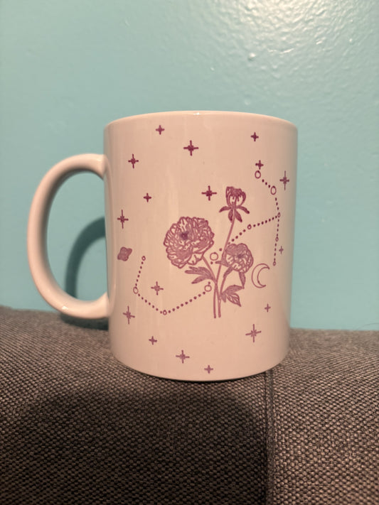 November Birth Flower + Constellation Mug