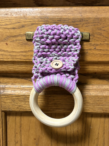 Crochet Kitchen Towel Holder