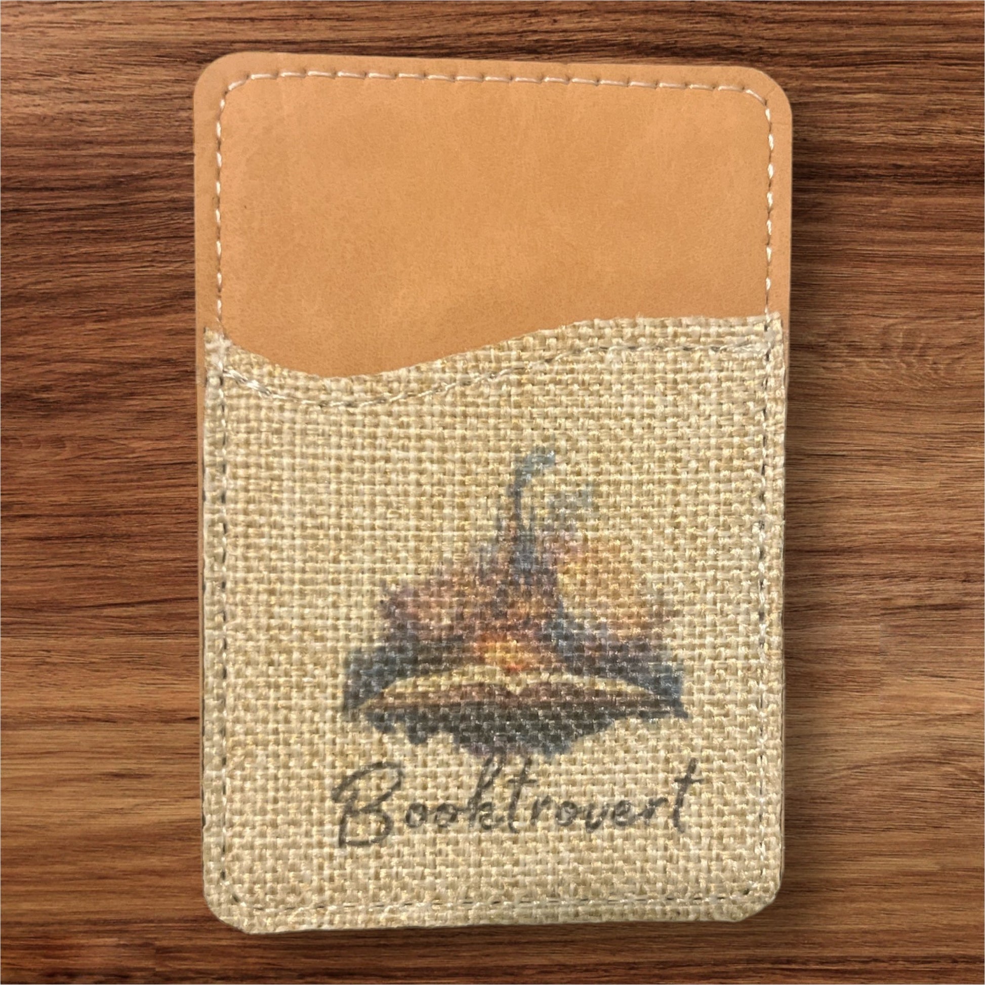 Oopsie Booktrovert Phone Wallet - leaf + marble